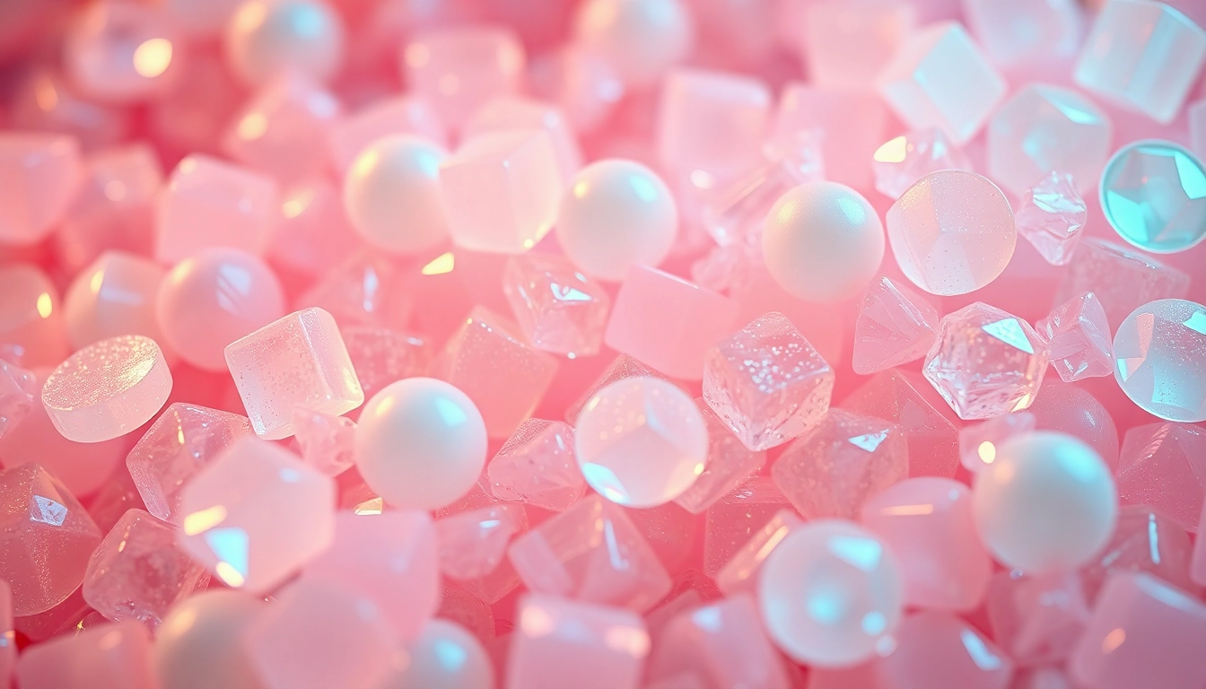 Savor vibrant crystal candy featuring sparkling colors, perfect for a sweet treat experience.