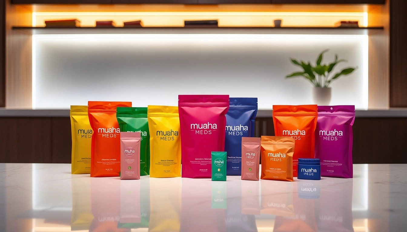 Showcasing Muha Meds Disposables array with vibrant flavors and sleek designs for vaping enthusiasts.