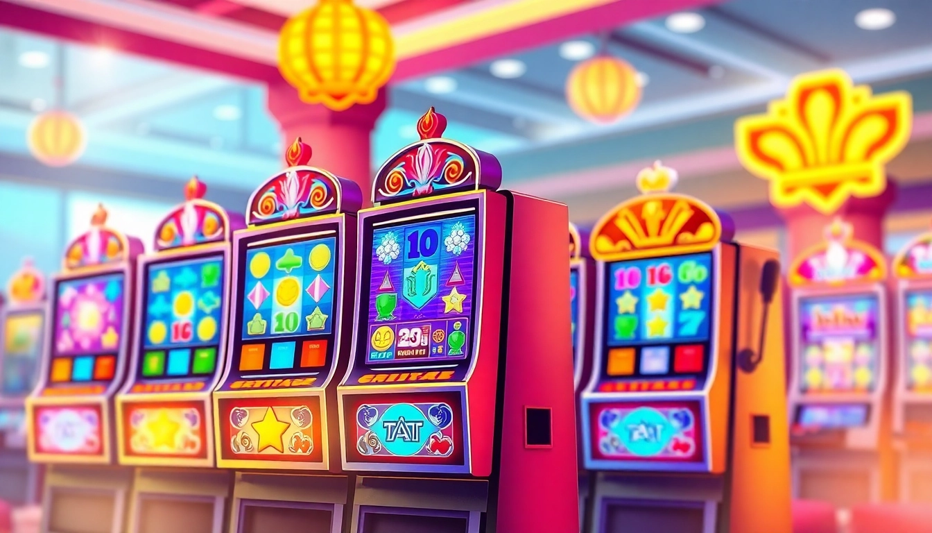 Play exciting สล็อต168 games with colorful slot machines in a fun and engaging atmosphere.