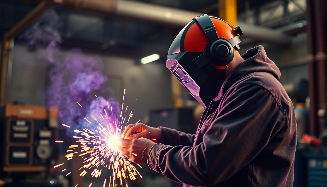 Watch a professional using Kemppi welders for quality welding projects in a bright workshop.