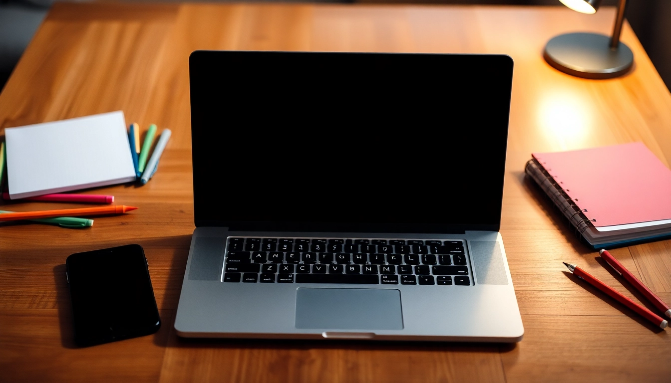 Visit https://www.informaticsview.com for insightful tech solutions displayed on a stylish laptop.