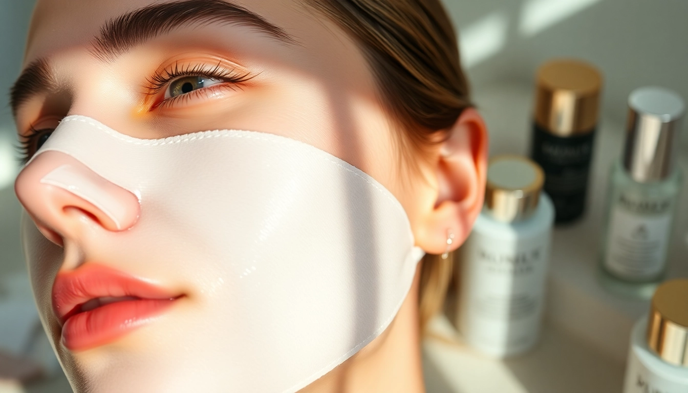 Apply a nourishing sheet mask to enhance skin radiance and hydration.