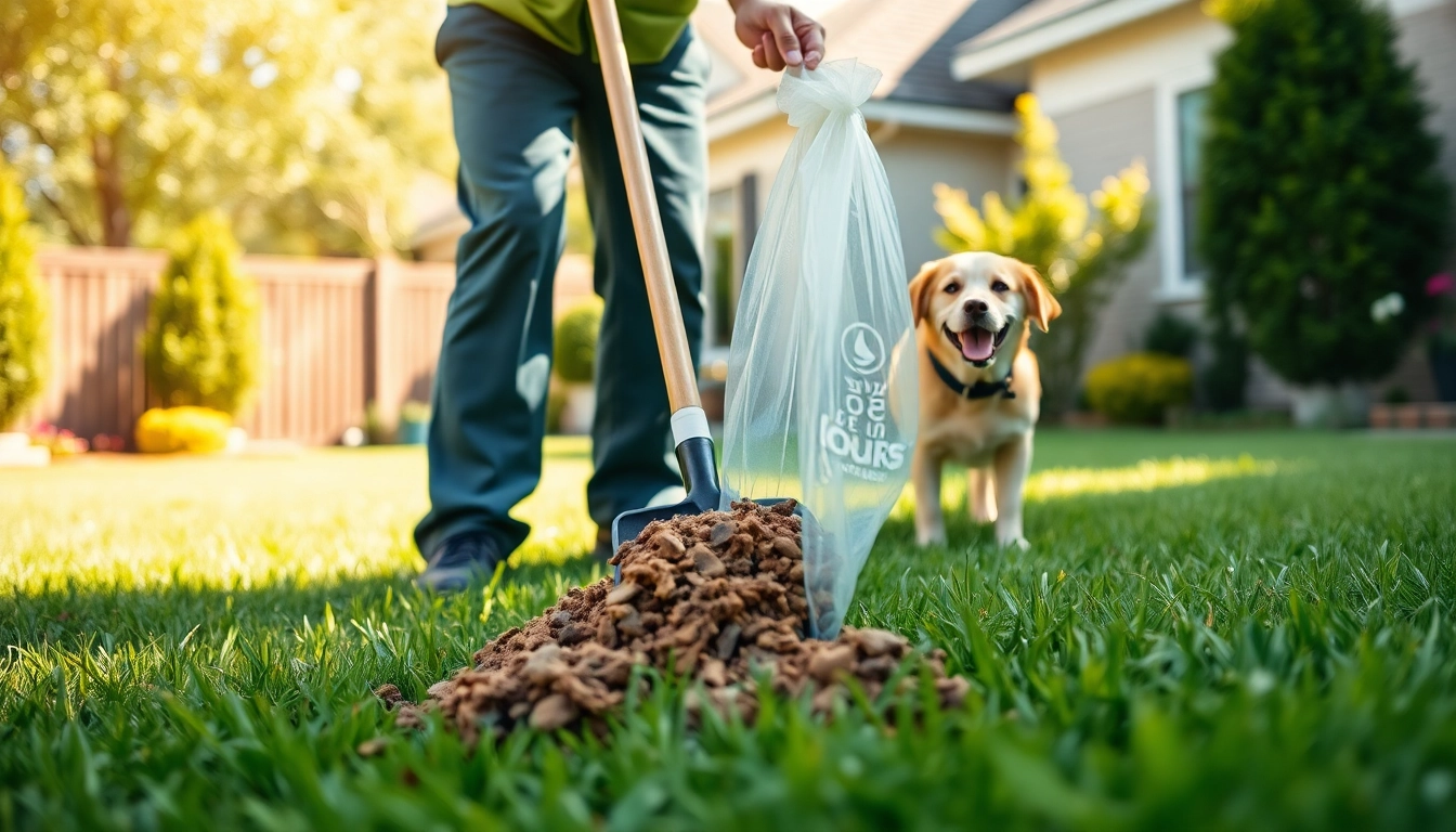 Experts offering dog poop cleaning service while keeping a lawn pristine and safe for pets.