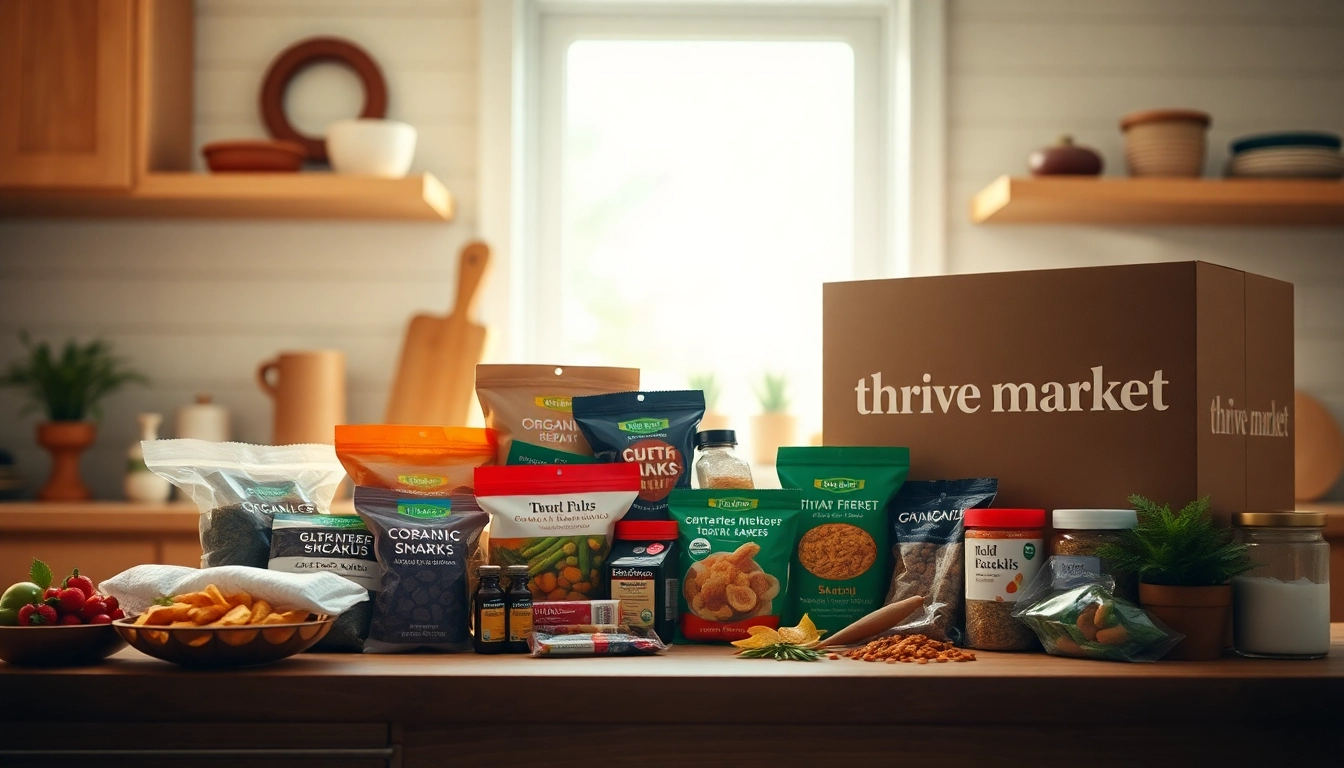 Discover how much does Thrive Market cost per month with a vibrant kitchen full of healthy products.