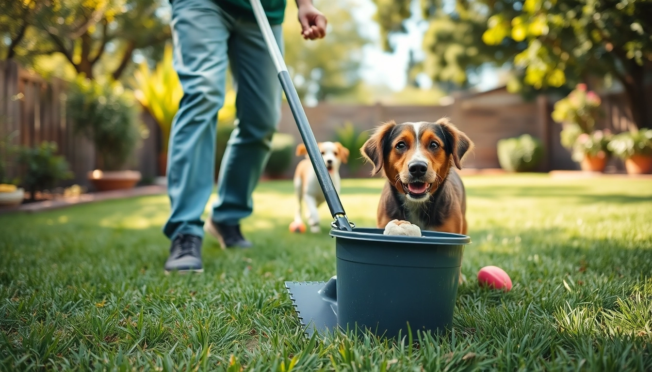 Efficient affordable pooper scooper service San Antonio ensuring a clean yard for happy pets.